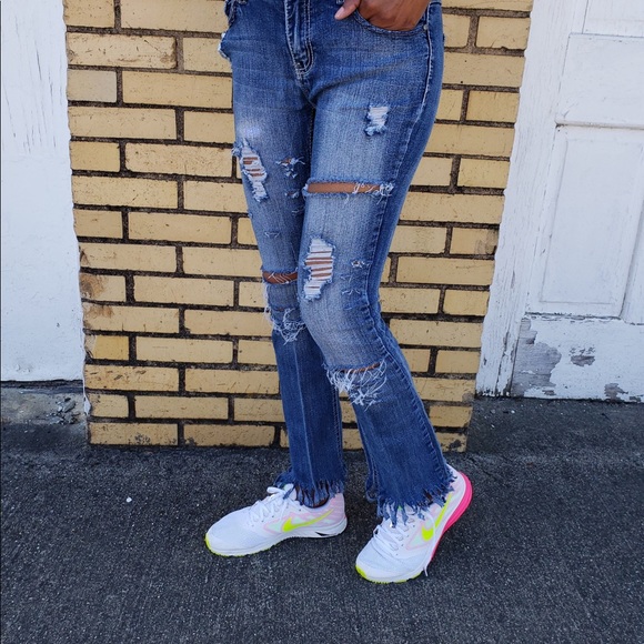 Denim Jeans Distressed by DEM CUTE JEANS Artist - Picture 5 of 8